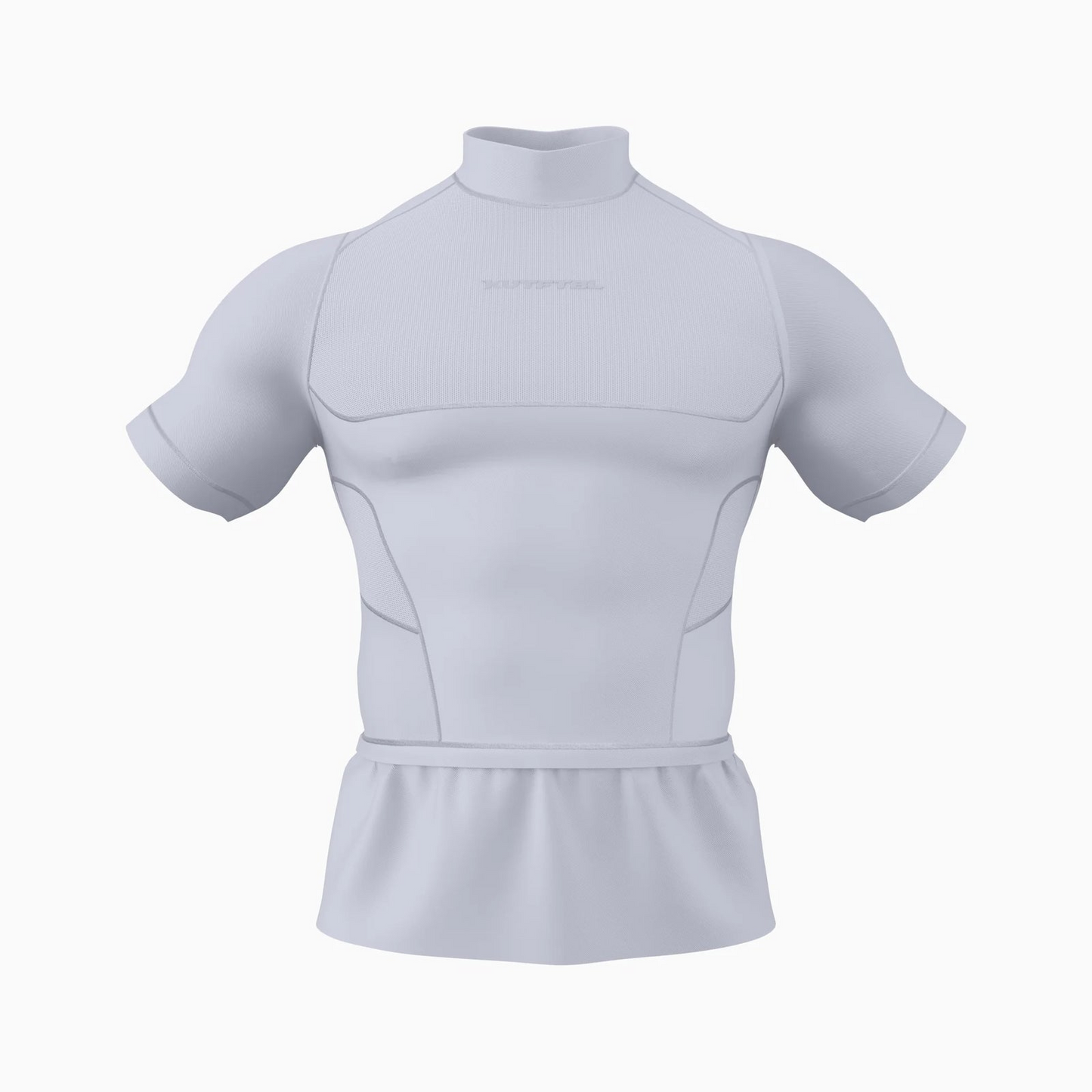 Short Sleeve Turtleneck Compression
