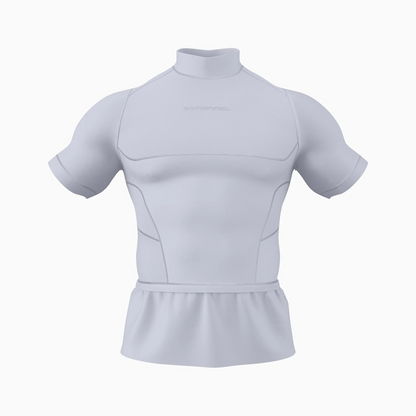 Short Sleeve Turtleneck Compression