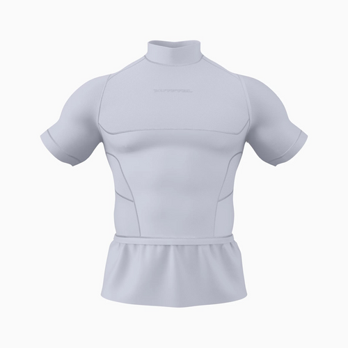 Short Sleeve Turtleneck Compression