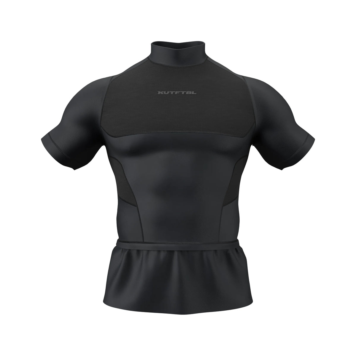 Short Sleeve Turtleneck Compression
