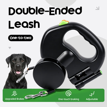 Double Retractable Leash